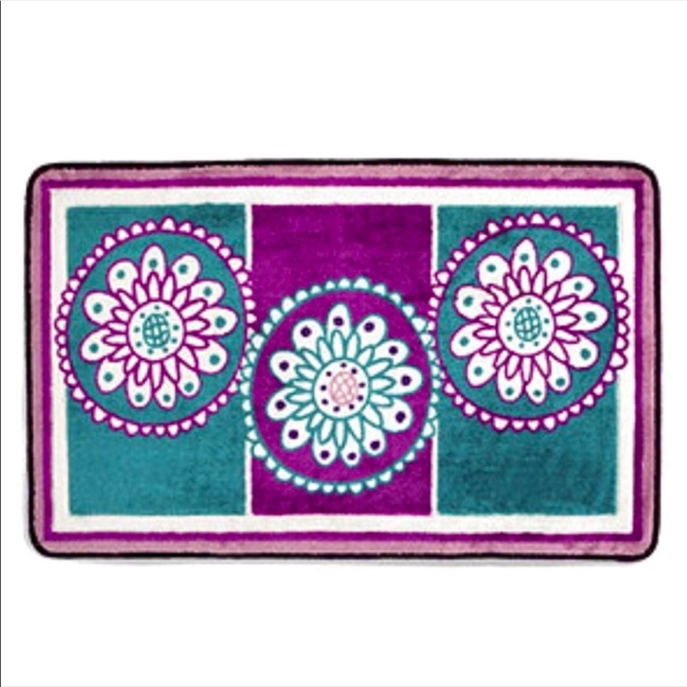 Decorative Toilet Seat Dream Wheels White Purple Teal Geometrical Floral - Picture 13 of 15